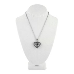 Heart necklace Keyhole Reversible stainless steel Pendant necklace By Controse