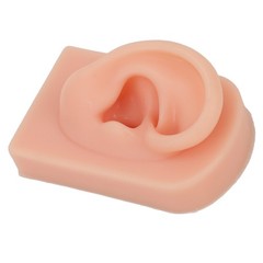 Silicone Ear Model Soft Flexible Right Ear Reusable Human Ear Model For Ear BT0