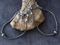 Charm Vintage Style 925 Silver Plated Anklet 11″ Limited Gift GW
