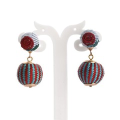 Handmade Ball Shape Multicolor Drop Dangle Fashion Earring