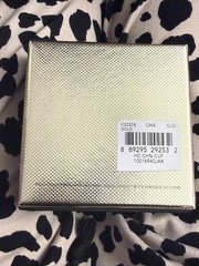 NIB Coach Original Gold Tone Bangle Cuff Horse Carriage Double Chain Cuff