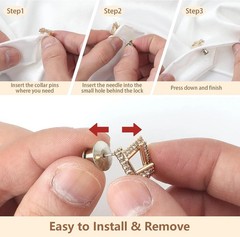 70 PCS Locking Pin Backs, Metal Pin Locks Locking Pin Keeper Clasp for Enamel Pi
