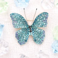 Stylish Butterfly – shaped Brooch: Gem – encrusted Jewelry, Stylish Gift