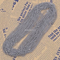 Fashion 1.5/2/2.4/3.2mm Ball Link Chain Necklace Stainless steel Jewelry in bulk