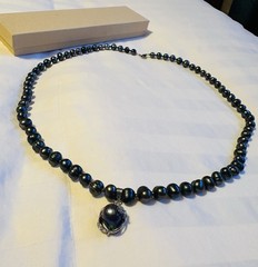 Jewelry Necklace Pearl Stainless steel 452830