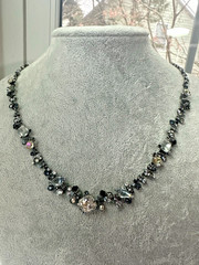 Sorrelli Milky Way Classic Line necklace RV$435 15” Adj To 18”
