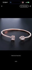 Luxury Geometry Colors, Gold/Silver Cuff Bangles For Women Fashion