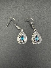 Bule stone earrings