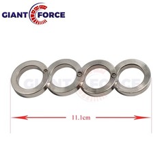 4pcs Stainless Steel Outdoor Rotatable Folding Ring Clasp Ring fit Hiking Men