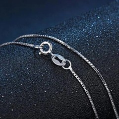 Real SILVER Unique Jewelry SOLID 925 Sterling Silver Chain Necklace