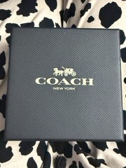NIB Coach Original Gold Tone Bangle Cuff Horse Carriage Double Chain Cuff