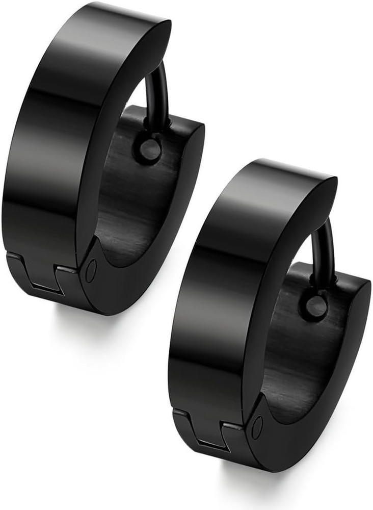 Stainless Steel Small Hoop Earrings 14mm 20G Huggie