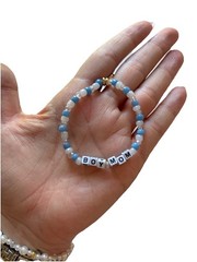 Boy Mom Beaded Bracelet Little Words Project *Inspired* – See Description