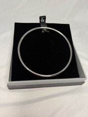 Petite Polished Locking Eternity Collar Titanium With Key,and a Bracelet.