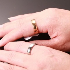 Men Women Silver Gold Stainless Steel Ring Band Titanium Wedding Engagement Ring
