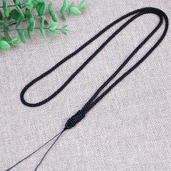 10 Black Chinese Thread Knotted Silk Love Rope String Necklace for Jade pendant