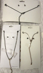 VTG LOT 10 Jewelry Set Necklace & Pierced Earrings Fashion Jewelry & Accessonies