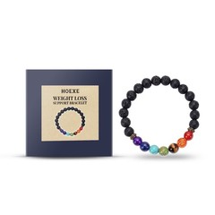 Jewelry Bracelet, Jewelry Beads String Colorful Volcanic Stone Bracelet Female