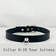 Collar BDSM Gift Pu Leather Custom Choker Necklace Punk DIY Chocker Party N7