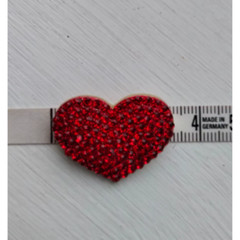 Classic Red Love Rhinestone Brooch For Women Gift Pin Jewelry Accessories USA