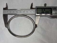 Petite Polished Locking Eternity Collar Titanium With Key,and a Bracelet.