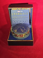 Marvel Eternals Base Metal Uni-Mind Hinged Bracelet Replica Toynk Exclusive New