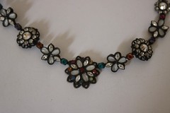 Sorrelli Gorgeous vintage Crystal Necklace with Multicolor Crystal