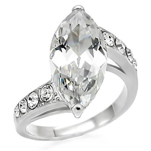 Marquise Twist Solitaire Engagement Ring