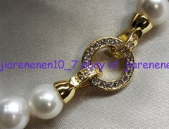 Natural Genuine 9-10mm Near Round Real Cultured Pearl Bracelet 7.5inch