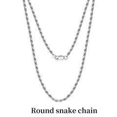 925 Silver Plated Chain Necklace, Multi-Style, Lengths, Layering, Gift for Women