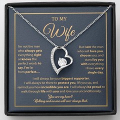 To My Wife Necklace, Gift For Wife, Anniversary Gift For Wife, Necklace For Wife