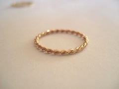 10 K SOLID GOLD OVER THE KNUCKLE BAND OR THUMB RING HANDMADE IN U.S.