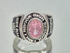 Custom High School Class Ring For 2026 Graduation Women & Men Gift In 925 Silver