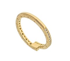 NEW 100% Authentic PANDORA Gold Sparkling Overlapping Stackable Ring 169491C01