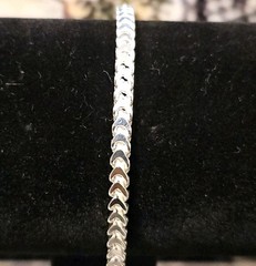 Franco 925 Sterling Silver Bracelet 3.5mm 8.5″ 7.5 Grams