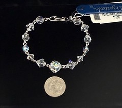 Givenchy Swarovski Crystal Beaded 7 Inch Bracelet – New With Tags – Size Small