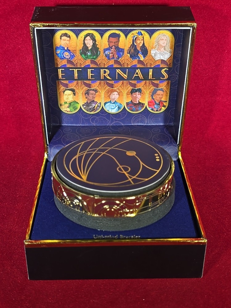 Marvel Eternals Base Metal Uni-Mind Hinged Bracelet Replica Toynk Exclusive New