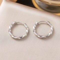 Surgical Steel Small Round Huggie Hoop Earrings for Women Trendy Jewelry Gift