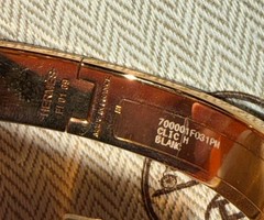 Hermès Clic H Enamel Hinged Bangle Bracelet White, Rose Gold Plated
