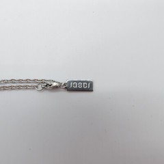 Love is My Religion Bar Pendant Necklace Silver Tone Everyday Jewel 28″