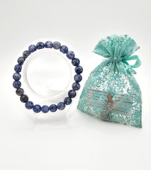 Pulsera Cuarzo Lapizlazuli – Lapis lazuli Quartz Bracelet Proteccion contra mal