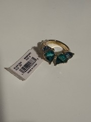 Kendra Scott Blair Butterfly Ring – Emerald Size 8