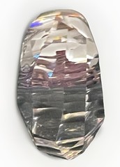 Daniel Swarovski Paris Nepal Crystal Cocktail Ring, Clear,Size 7, Mint Cond