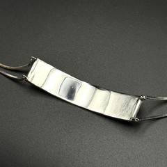 Dior Silver-Tone Red Trottier Choker Necklace Galliano Era 40cm/16in