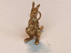 Joan Rivers Noah’s Ark Charms Pair leader chain kangaroos