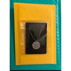 South Korea 100 Won Coin Pendant Unisex Necklace Admiral Yi Sun-sin Seoul. A1