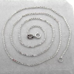 Classic 45cm S925 Silver Plated O Chain Women’s Versatile Necklace Bare Chain