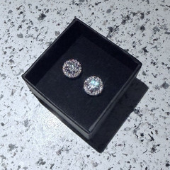 VVS1 Moissanite Halo Earring