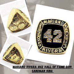 Ring Mariano Rivera-Inspired Baseball Hall Of Fame Piece | ✅ NO IMPORT FEES |