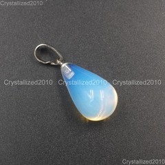 Natural Gemstones Drop Raindrop Reiki Chakra Healing Pendant Beads Assorted